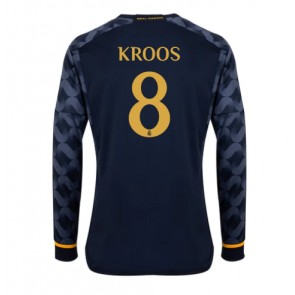 Real Madrid Toni Kroos #8 Koszulka Wyjazdowych 2023-24 Długi Rękaw